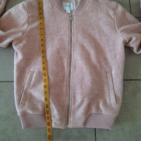 Old Navy Pink Moto bomber Jacket size S - Picture 5 of 7